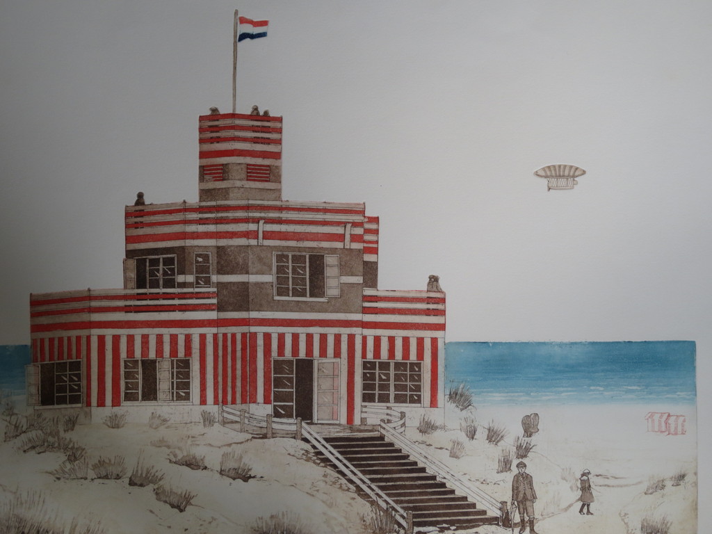 Leentje Linders Ingekleurde ets verkocht voor € 50!