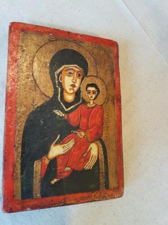 Icona Votiva-Madonna met Jesus-eind 800 kopen? Bied vanaf 10!