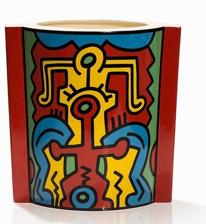 Keith Haring after. New York: SoHo, 2 Spirit of Art, 1992. verkocht voor € 425!
