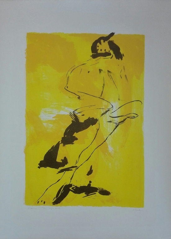 Onbekende kunstenaar, zeefdruk op papier, Carmen kopen? Bied vanaf 1!