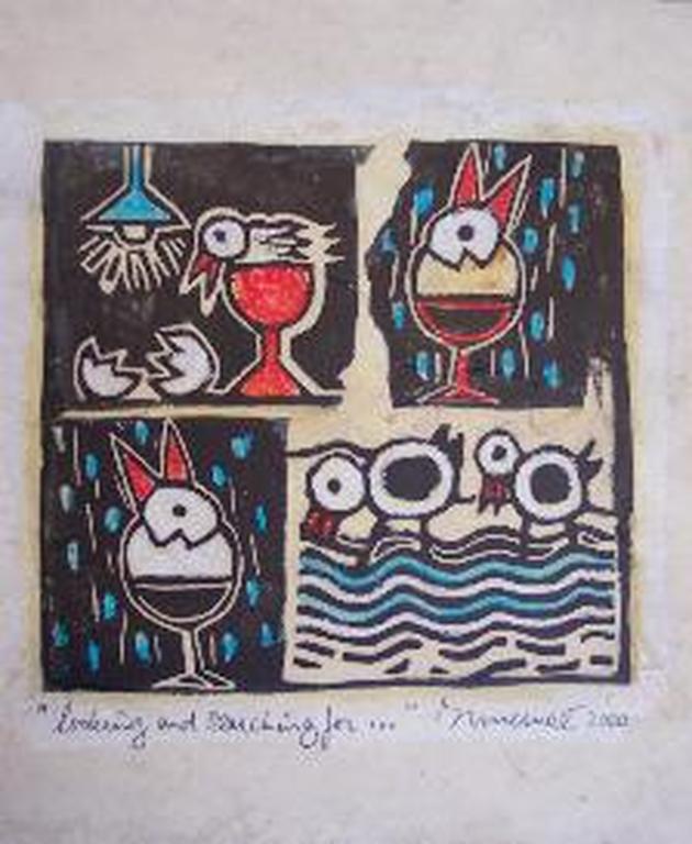 Hans Innemee - Looking and searching for verkocht voor € 750!