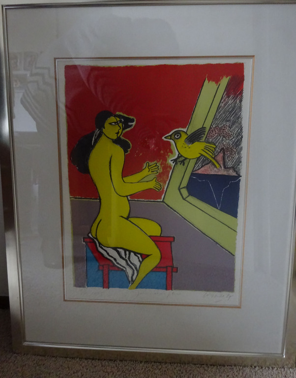 Corneille litho: Journee de plui - een regenachtige dag kopen? Bied vanaf 250!