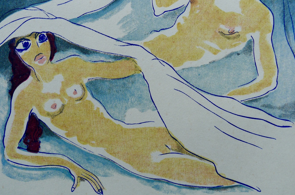 Kees van Dongen,Houtgravure ,"Canne -à-sucre-et Aboul-Hassan ressuscités" kopen? Bied vanaf 10!