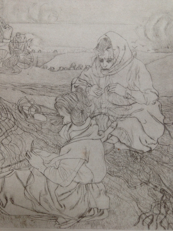 Jan Toorop, Originele collotype uit 1928, "Nettenboetsters" kopen? Bied vanaf 1!