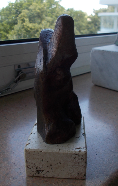 Bronzen Abstracte sculptuur,circa 1970. kopen? Bied vanaf 55!