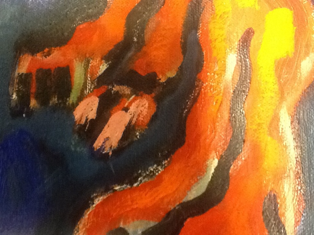 Jan Sierhuis: Olieverf op linnen, Vreemde figuren kopen? Bied vanaf 300!