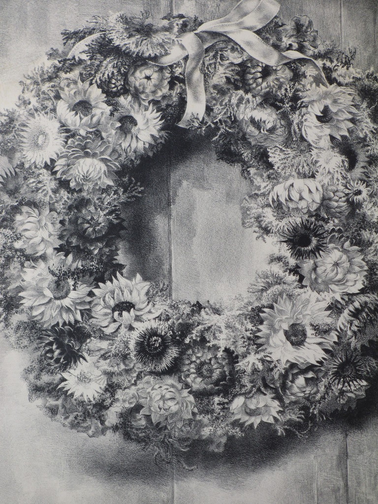 Aart van Dobbenburgh, Bloemenkrans, Litho '52 kopen? Bied vanaf 25!