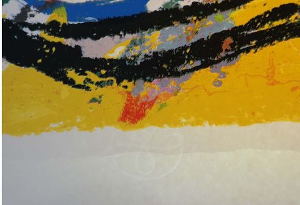 Christian Dotremont en Karel Appel - Originele zeefdruk genaamd "De Neige" kopen? Bied vanaf 250!