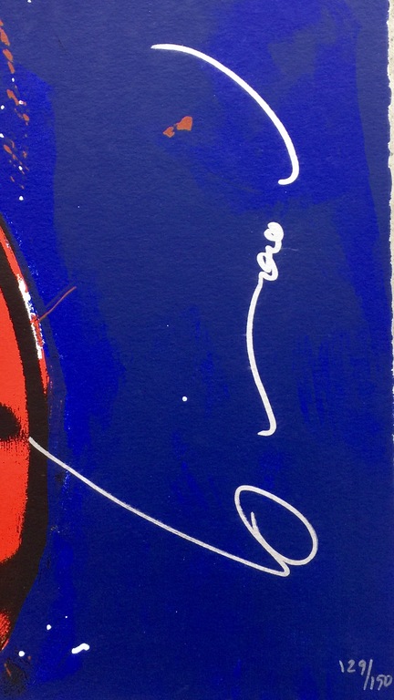 Herman Brood - Originele Handgesigneerde Zeefdruk: "Ik 2000" kopen? Bied vanaf 1!