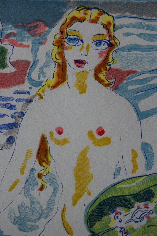 Kees van Dongen - Houtgravure - Les femmes serpentine kopen? Bied vanaf 35!