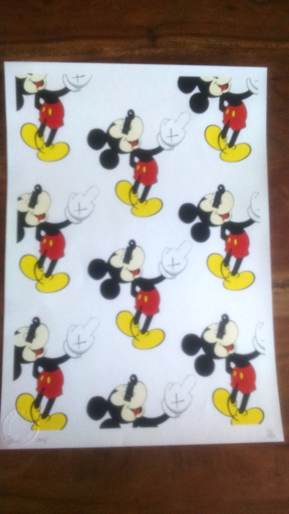 Death NYC large Fine Art Print Mickey with COA and Seal kopen? Bied vanaf 49!