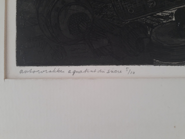 Ben Ikelaar: Aquatint autowrakken Du Suare kopen? Bied vanaf 50!