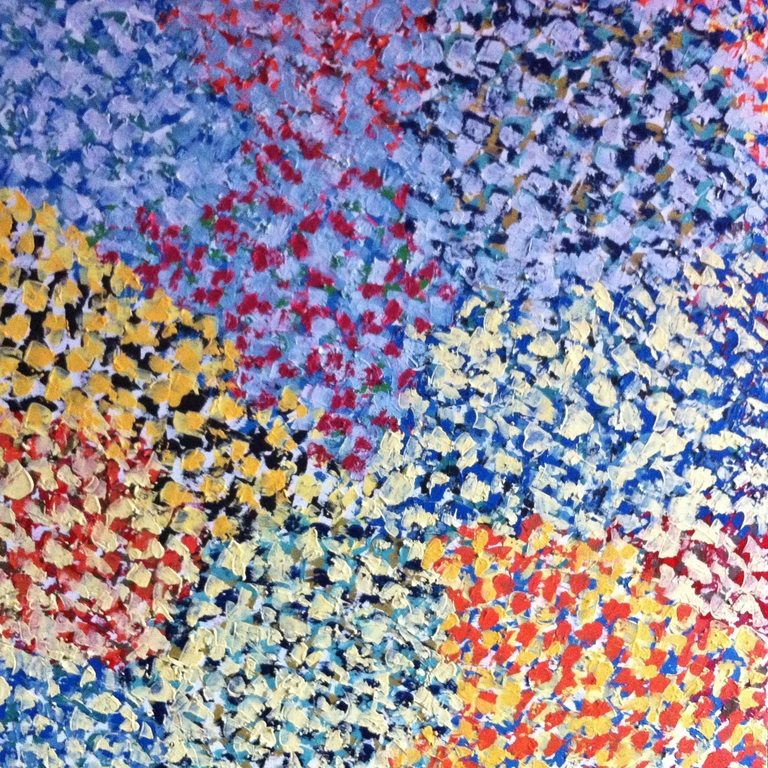 "Milles + 1 Fleurs " John Foppen - Olie/Acryl.- 3D Canvas - Gesign.- Unica. kopen? Bied vanaf 149!