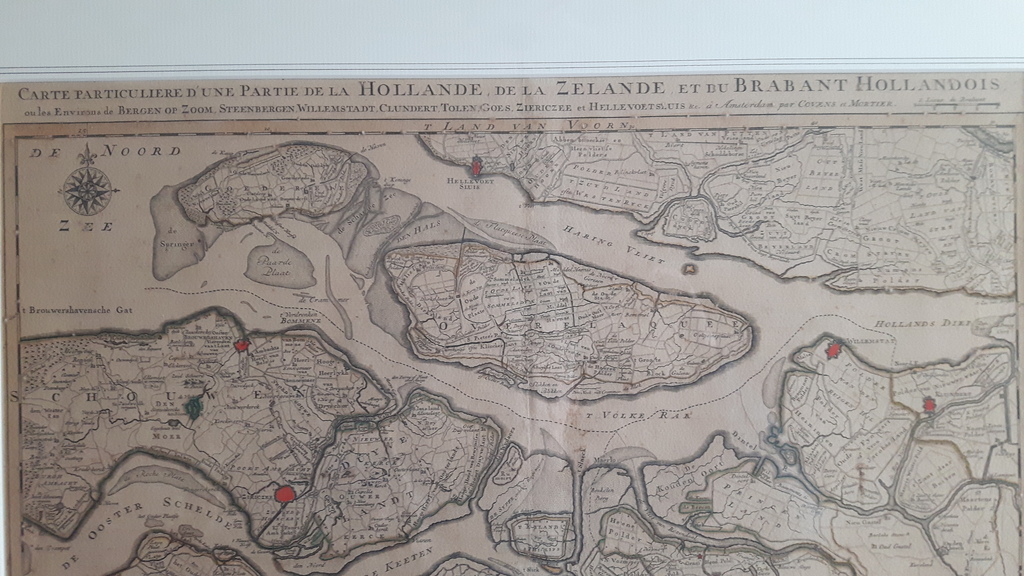 Covent et Mortier kopergravure zeeland en deel brabant 1748 kopen? Bied vanaf 95!