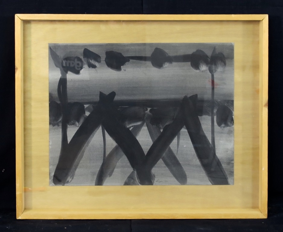 Hugo de Clercq: Gouache, Zonder titel verkocht voor € 81!