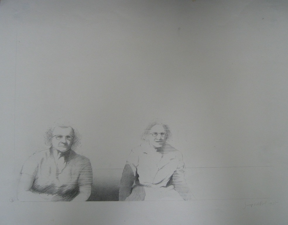 Jaap van de Pol potloodtekening 1975 gesigneerd verkocht voor € 45!