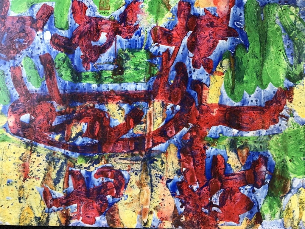 2 X THEO NIERMEIJER, Gemengde technieken/gouache op papier kopen? Bied vanaf 1!