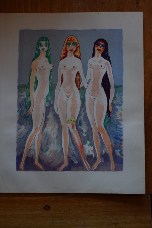 Kees van Dongen - Houtgravure - Les femmes columbus kopen? Bied vanaf 50!
