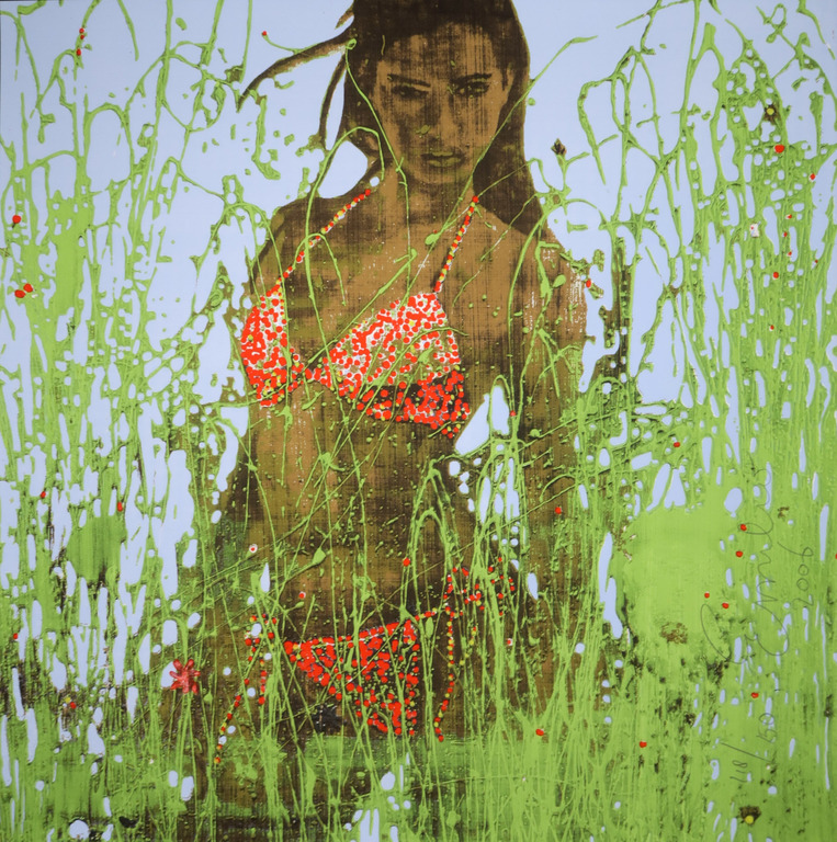 Emilio Kruithof: Zeefdruk, Sold all my evil motives (groot) verkocht voor € 250!