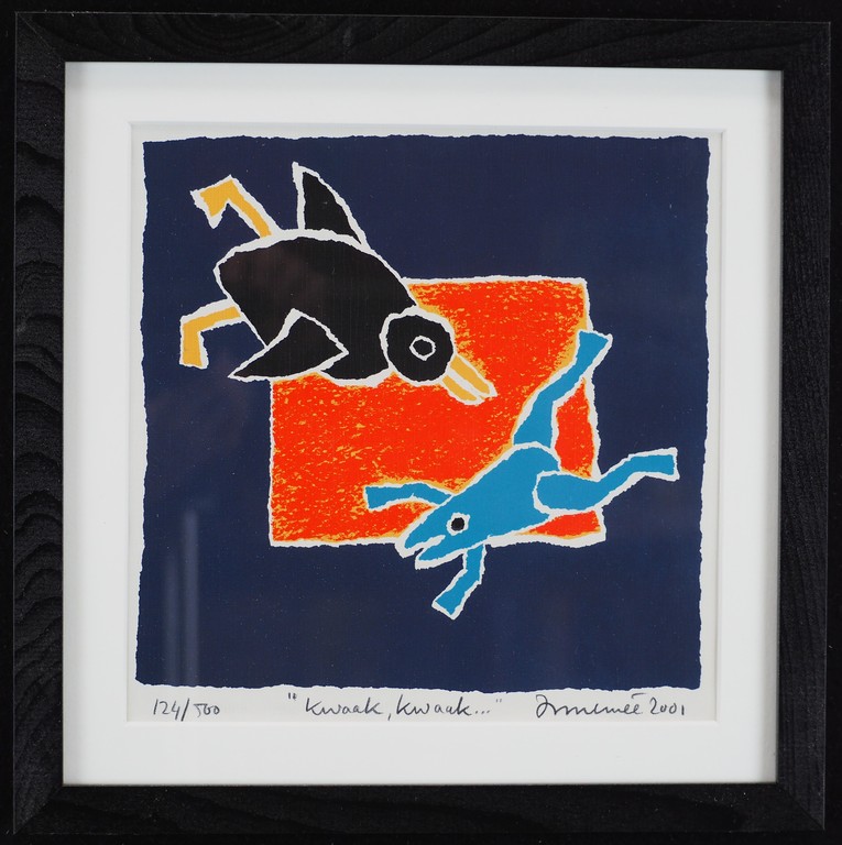 Hans Innemee: Zeefdruk, Kwaak, Kwaak..... kopen? Bied vanaf 50!