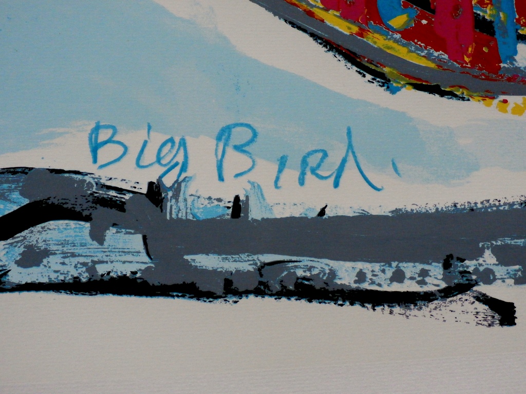  Karel Appel - zeefdruk: Big bird F 28 - 1983 kopen? Bied vanaf 200!