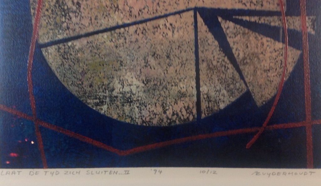 Ans Zuyderhoudt, hoogdruk 'laat de tijd zich sluiten' kopen? Bied vanaf 15!