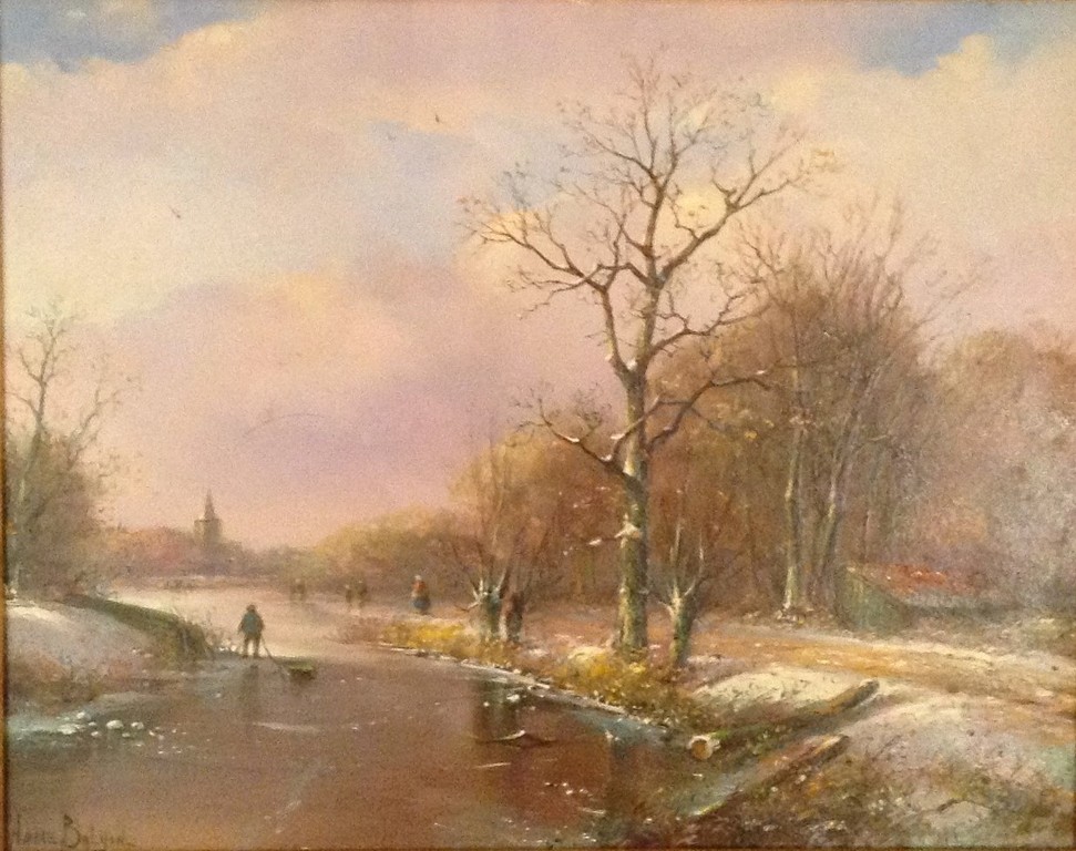 Nanne Balyon, winterlandschap kopen? Bied vanaf 250!