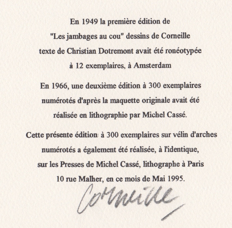 Corneille,  litho, 1949/1995 kopen? Bied vanaf 49!