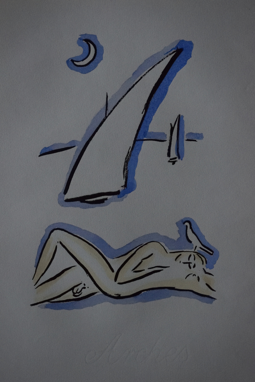 Kees van Dongen - Pochoir la Garconne - Op het Strand kopen? Bied vanaf 225!