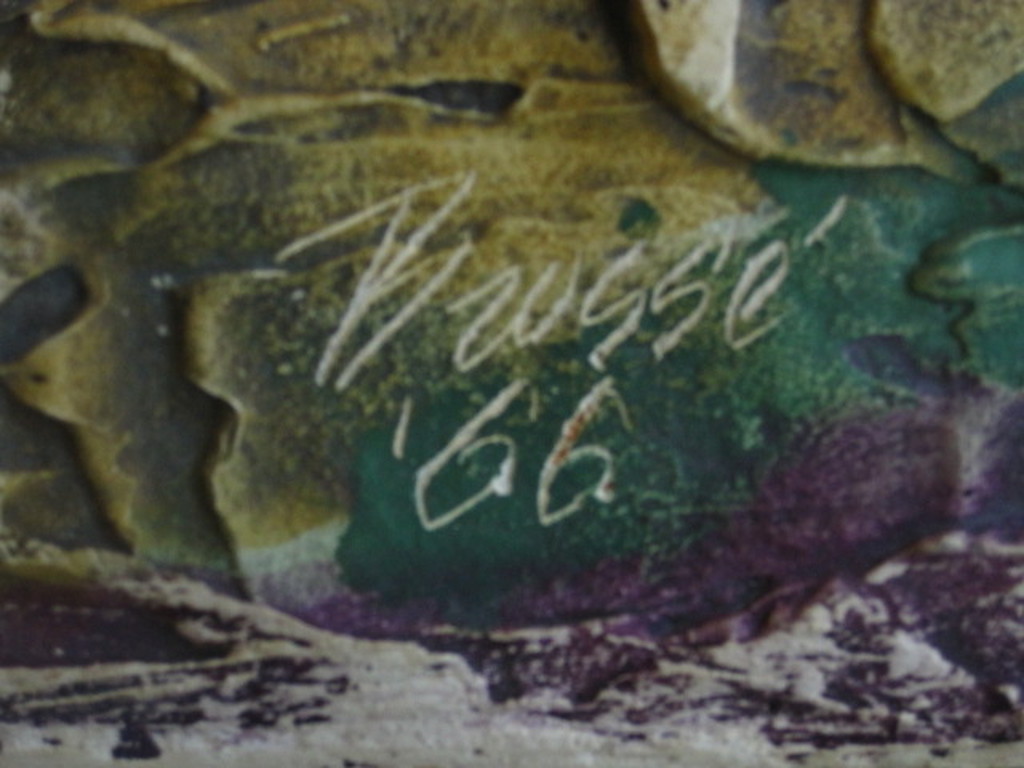 Uitzonderlijk! originel Mark Brusse (1937-) gipsrelief "Maraboe" gesigneerd 1966 kopen? Bied vanaf 1!