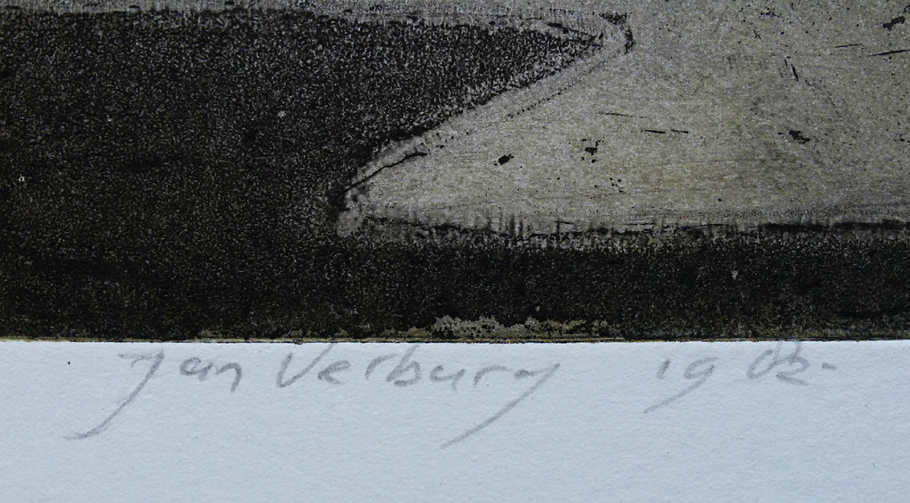 Jan Verburg - Atelier, aquatint ets kopen? Bied vanaf 40!