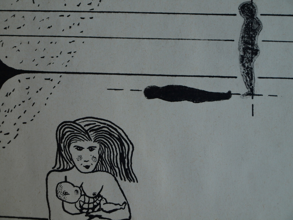 Charlotte Mutsaers : Tekening – Vrouw met baby – gesigneerd  kopen? Bied vanaf 1!