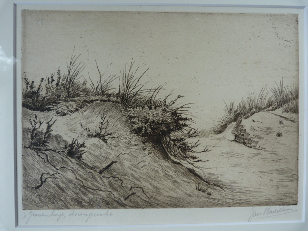 Jan Christoffel Bartelsman ( 1889-1948 ) -  ‘s Gravenhage, duingezicht. kopen? Bied vanaf 1!
