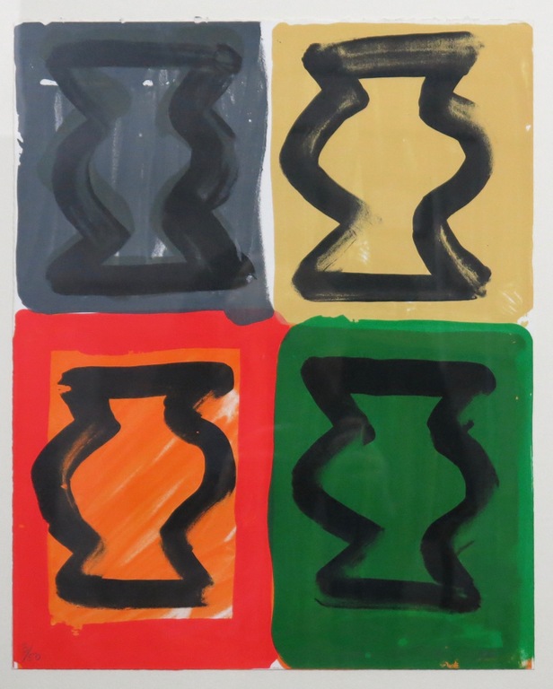 Cees Dolk: Zeefdruk, Serie vaas - Ingelijst kopen? Bied vanaf 40!