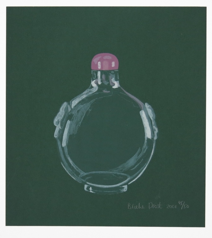 Brieke Drost: Zeefdruk, Flesje (paarse dop) kopen? Bied vanaf 1!