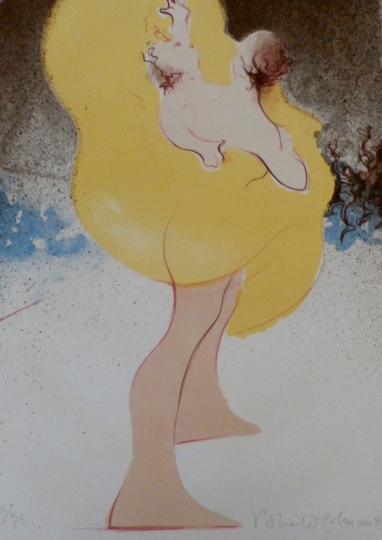 Ronald Tolman - Litho - Dansend paar - 1989 kopen? Bied vanaf 100!