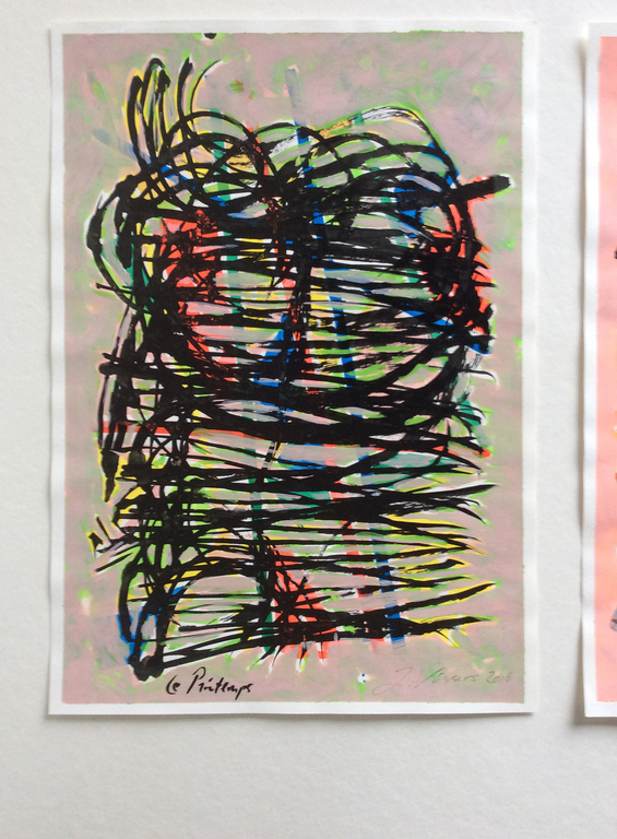 Jack Vissers - Les Saisons - inkt en acryl op papier kopen? Bied vanaf 75!