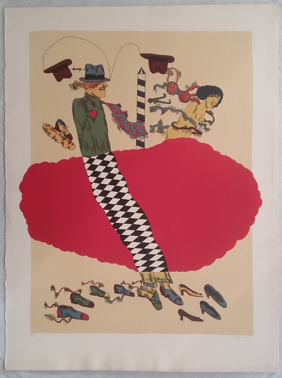 Antonio Segui (1934) - Lithografie - 1968 - Prent 190 verkocht voor € 40!