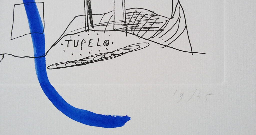 John van ‘t Slot - Man in landschap, met de hand ingekleurde ets kopen? Bied vanaf 35!