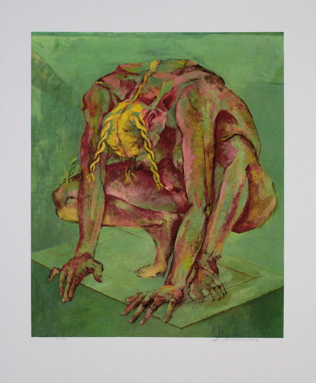 Erich Smodics. -Selbst ohne Dirndl- Mooie Giclee. 2016. Handgesigneerd, kopen? Bied vanaf 87!