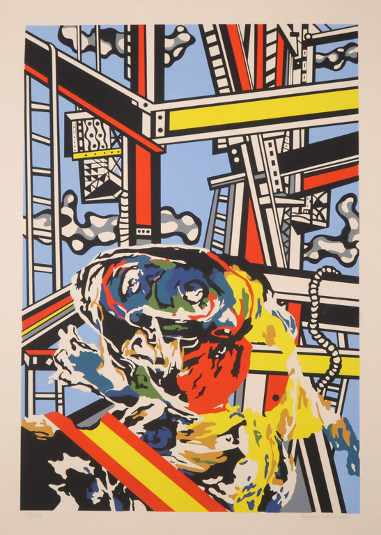 Equipo Cronica: Zeefdruk, Zonder titel (Karel Appel) verkocht voor € 450!