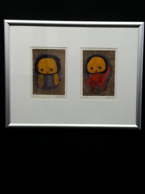 Giovanni Vetere, 2x zeefdruk op papier in aluminium lijst,  kopen? Bied vanaf 50!