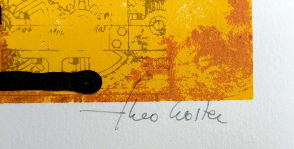 Theo Koster - 2 gesigneerde zeefdrukken - E/A ex. - 1994 kopen? Bied vanaf 30!