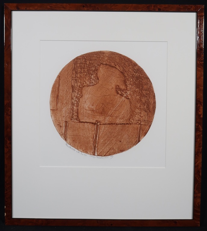 Frits Anton van der Horst: Ets, Mijn buurman - Ingelijst kopen? Bied vanaf 1!