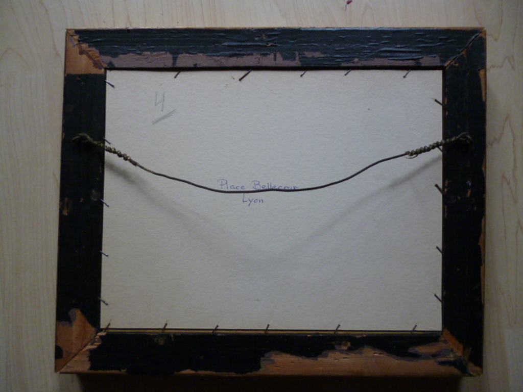 Plat - olieverf - Stadsgezicht Lyon kopen? Bied vanaf 80!