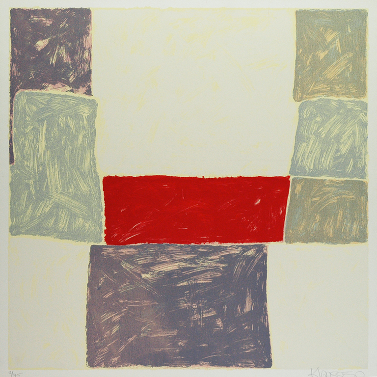 Wil Klaassen: Abstracte vlakken - zeefdruk  kopen? Bied vanaf 48!