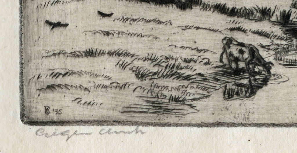 Kuno Brinks - Boerderij , 1935 - Drogenaald kopen? Bied vanaf 80!