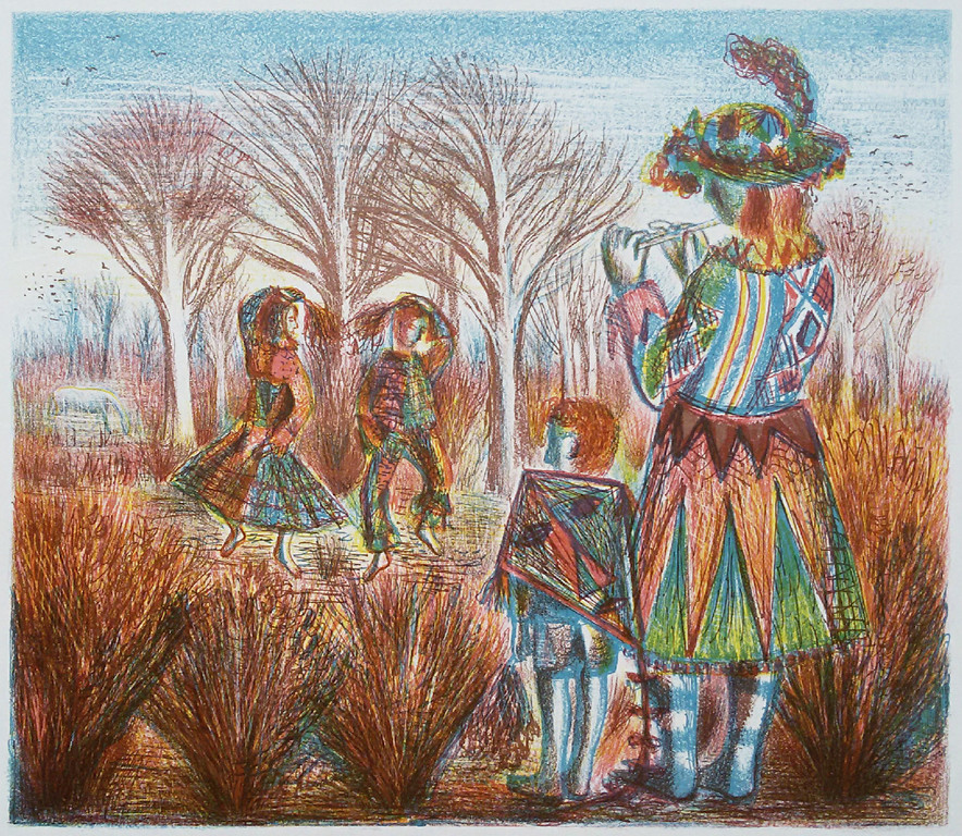 Kees Andrea - Complete serie schildersprenten, 4x handgesigneerde litho’s kopen? Bied vanaf 75!