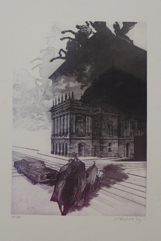 Oldrich Kulhanek, ets uit 1974 kopen? Bied vanaf 1!