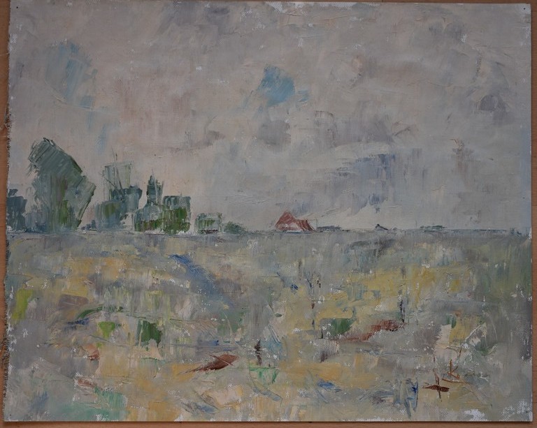 VELSEN, VAN, KO 1953, Olieverf op doek, Boerenlandschap kopen? Bied vanaf 1!